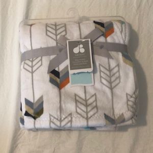 SOLD:Bow and Arrows Baby blanket 30 x 40